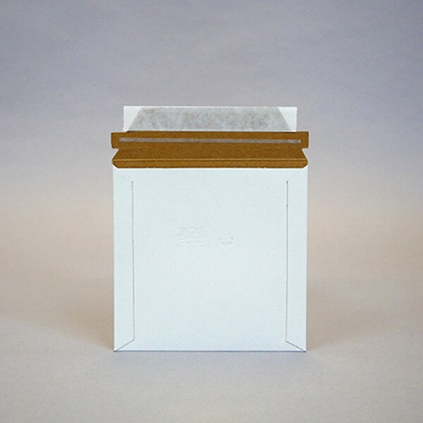 White Rigid Mailer for 1 CD Case. T